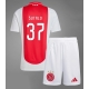 Ajax Josip Sutalo #37 Replike Domaci Dres za djecu 2024-25 Kratak Rukav (+ Kratke hlače)